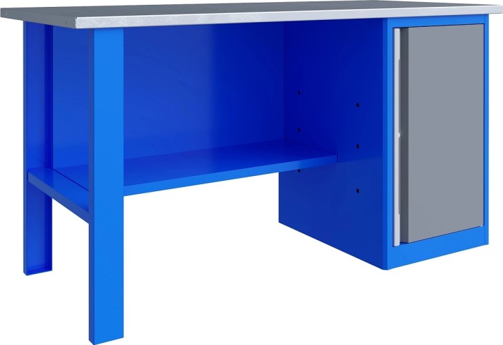 Верстак слесарный однотумбовый ВЕРСТАКОФФ TNC 161.17.3 125152