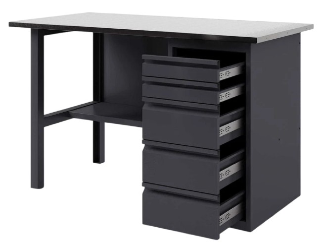 Верстак слесарный однотумбовый GREENBERG VERSTAK_Y1_1600 c ящиками - изображение 2