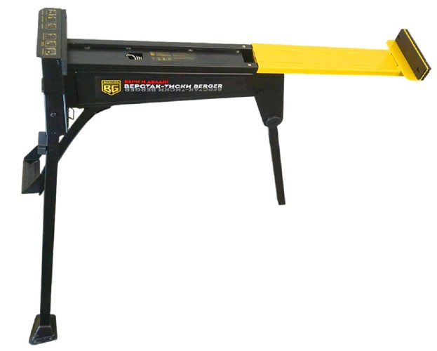 Верстак столярный BERGER BG1298 универсальный складной с быстрозажимными тисками - изображение 5