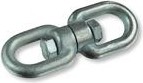 Вертлюг 16 мм петля-петля оцинкованный