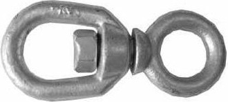 Вертлюг  6 мм петля-кольцо оцинкованный 00001048