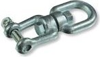 Вертлюг  6 мм петля-вилка оцинкованный 00001035