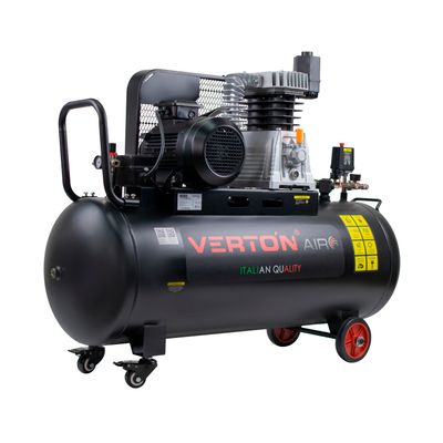 Компрессор Verton Air AC-100/420V (230/50 В/Гц,верт,масл.рем.420л/м,100л,12б,2,5кВт,2800об/мин,италь - изображение 13