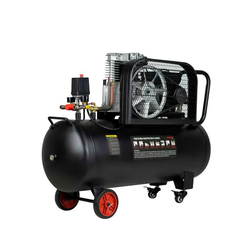 Компрессор Verton Air AC-100/510R (230/50 В/Гц,масл.рем.510л/м,100л,12б,2,5кВт,2800об/мин,италь.тип, - изображение 3