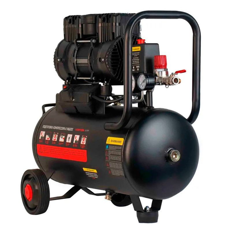 Компрессор Verton Air AC-24/260 (230/50В/Гц,б/масл.260л/мин,V24 л,макс. дав.8 бар,мощн.1,1кВт,част.в - изображение 3