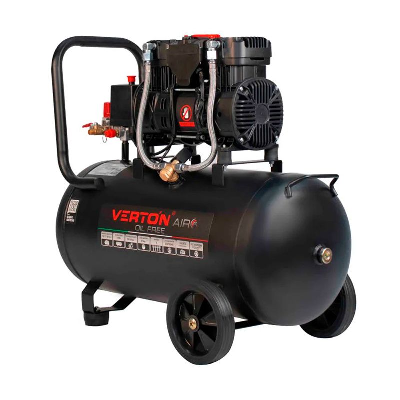 Компрессор Verton Air AC-50/260 (230/50В/Гц,б/масл,260л/мин,V50л,макс. дав.8 бар,мощн.2 кВт,част.вра - изображение 2