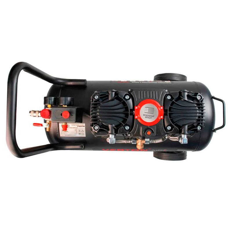 Компрессор Verton Air AC-50/260 (230/50В/Гц,б/масл,260л/мин,V50л,макс. дав.8 бар,мощн.2 кВт,част.вра - изображение 4