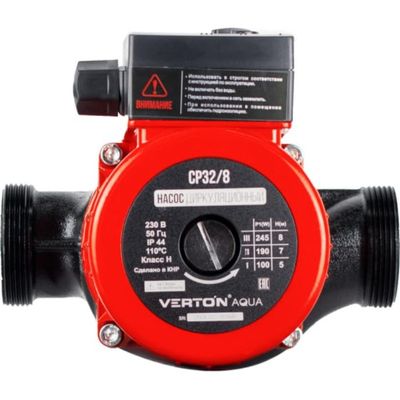 Насосная станция Verton AQUA APS300MS (300Вт, 35л/мин, 2л, гл. 8м, H 30м, вых. 1", 1.5 бар, дисплей) - изображение 26