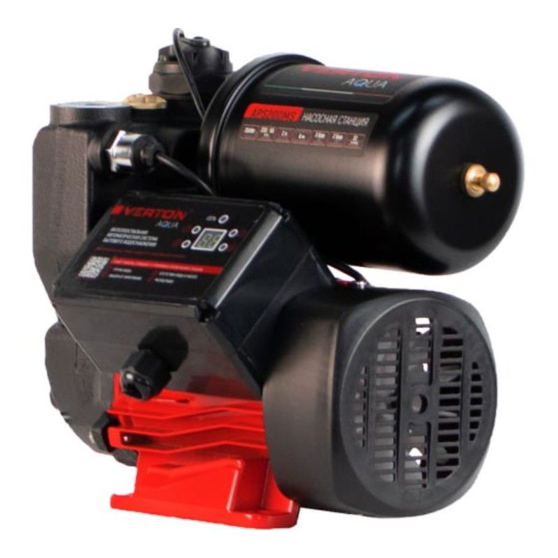 Насосная станция Verton AQUA APS300MS (300Вт, 35л/мин, 2л, гл. 8м, H 30м, вых. 1", 1.5 бар, дисплей) - изображение 5