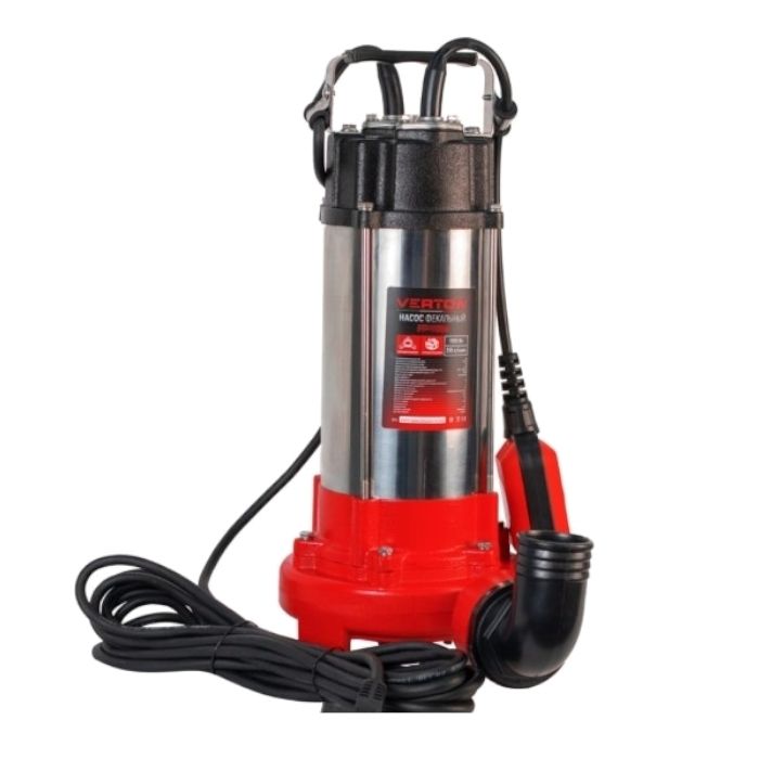 Насос фекальный погружной Verton AQUA FP2200K (2200Вт,600л/мин,H max16м,глуб. 5м,d вых.75мм,реж.нож) - изображение 12