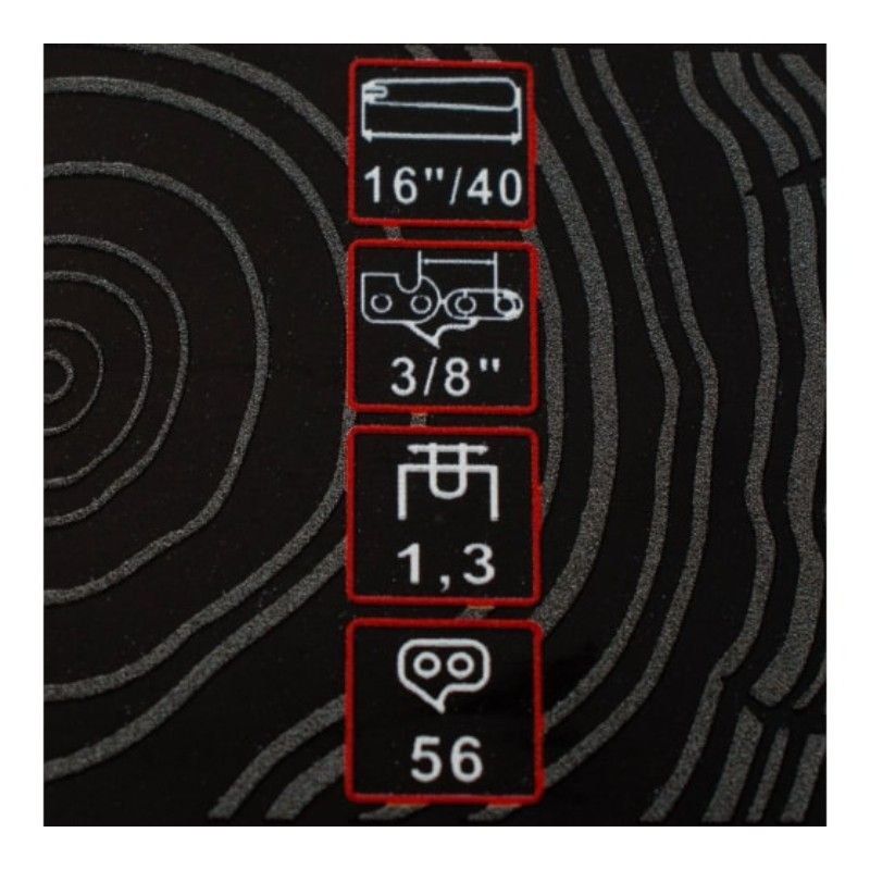 Шина Verton CSB 16-56-3/8-1,3 (16",56 зв, 3/8, 1,3, 403) - изображение 6