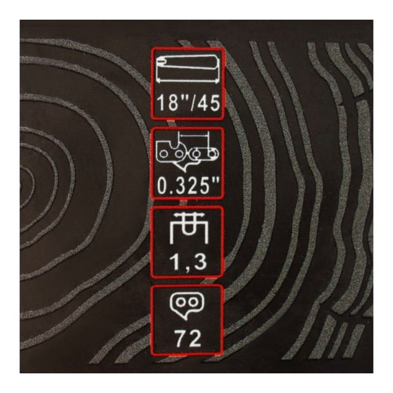 Шина Verton CSB 18-72-0,325-1,3 (18", 72 зв, 453) - изображение 7