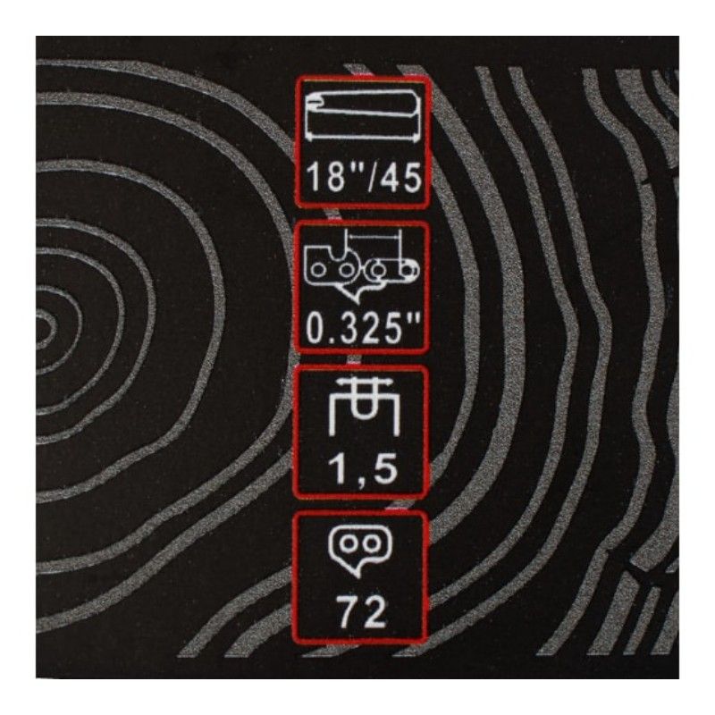 Шина Verton CSB 18-72-0,325-1,5 (18",72 зв, 455) - изображение 6