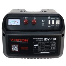 Пуско-зарядное устройство VERTON Energy ПЗУ-120 (230/50В/Гц,12/24В,емк20-400Ач,ток зар/зап.40А/120) - изображение 8