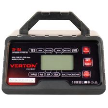 Зарядное устройство VERTON Energy ЗУ-15A (230/50 В/Гц, 250 Вт,12/24В,2,2-300 А/ч, LCD) - изображение 10