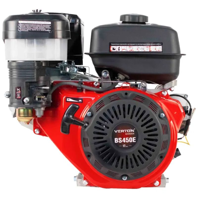 Двигатель VERTON GARDEN BS-450E (445 см3,12.5кВт/17л.с,d вала 25мм,V 6 л. ручн/эл. зап)
