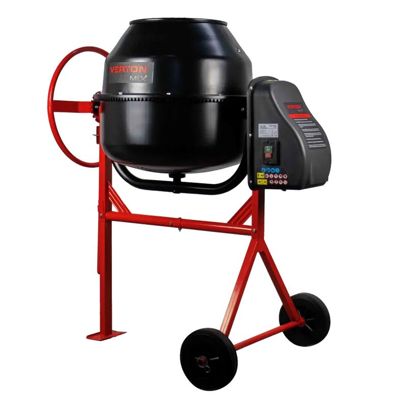 Бетоносмеситель VERTON MIX СМ-180 (мощн. 800 Вт,вен. чугун,V бака 180л, d 600 мм) - изображение 2