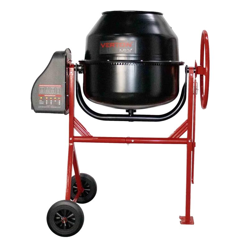 Бетоносмеситель VERTON MIX СМ-200 (мощн.900 Вт,вен.чугун,V бака 200л,d 630 мм)