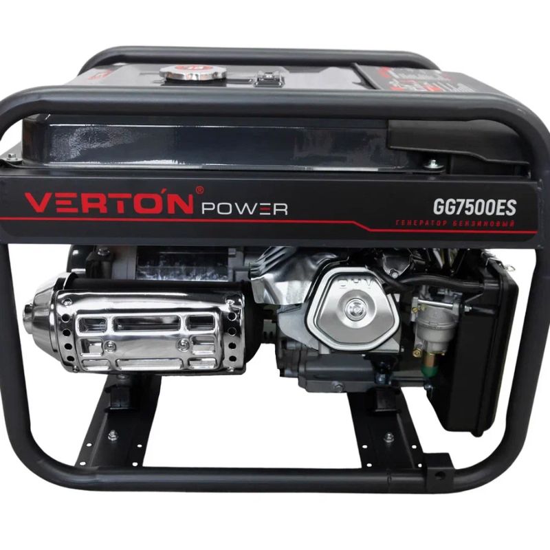 Генератор бензиновый VERTON POWER GG7500ES (6,0/6,5 кВт, 230В, 17л.с., ручной и электрический старт, - изображение 3