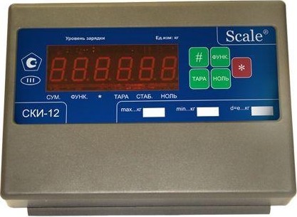 Весовой индикатор Скейл СКИ-12 (опция) УП-00000635