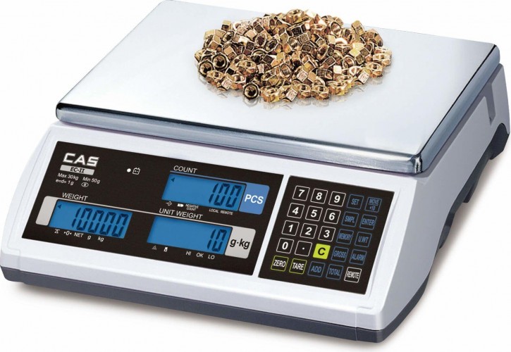 Весы торговые Cas EC-3 счетные с пред. 3 кг, жк дисплей 740637 - изображение 3