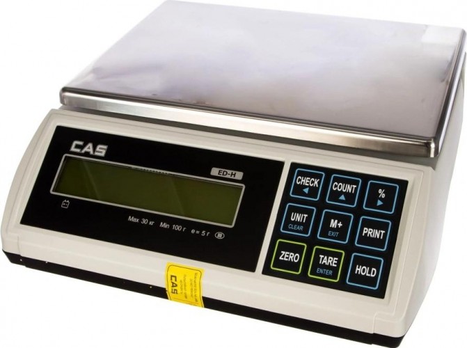 Весы торговые Cas ED-H-30 настольные (до 30 кг) 1262686
