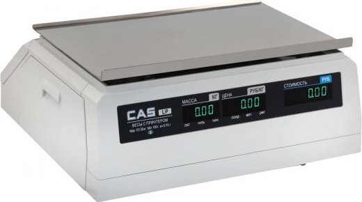 Весы торговые Cas LP 1.6 со стойкой (15кг) с печатью (ethernet) 1194196 - изображение 3