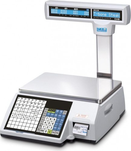 Весы торговые Cas LP 1.6 со стойкой (15кг) с печатью (ethernet) 1194196