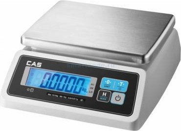 Весы торговые Cas SWN-30CW настольные влагостойкие 1357234