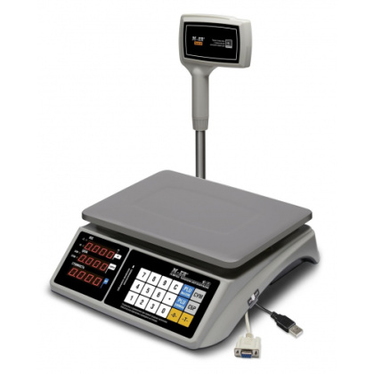 ВЕСЫ торговые Mertech 328 ACPX-32.5 TOUCH-M LED RS232 и USB