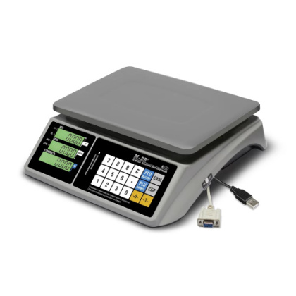 ВЕСЫ торговые Mertech 328 C-15.2 LCD с RS-232 и USB без АКБ