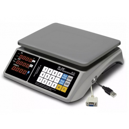 ВЕСЫ торговые Mertech 328 C-15.2 TOUCH-M LED с RS-232 и USB без АКБ