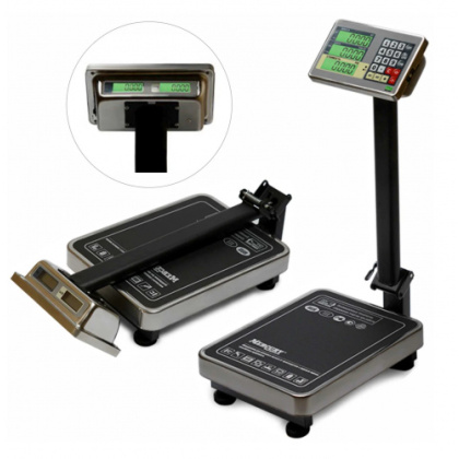 ВЕСЫ торговые Mertech 335 ACLP-150.20/50 TURTLE с расчетом стоимости LCD