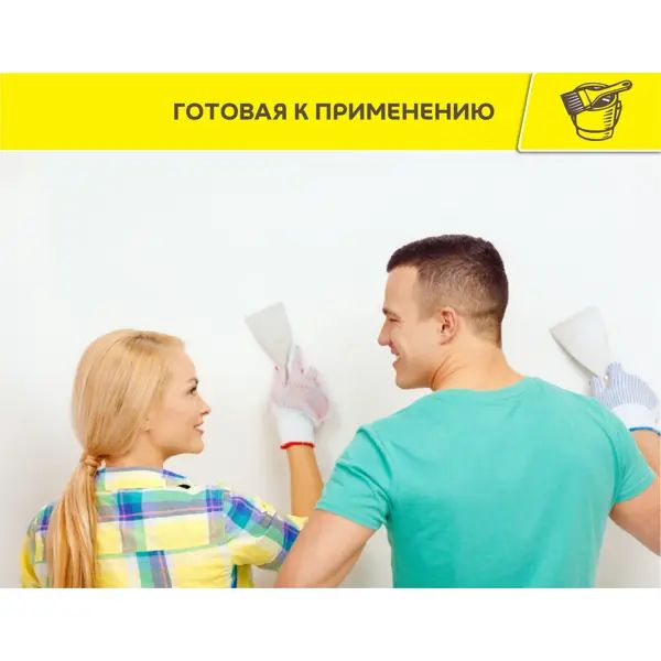 Шпаклёвка полимерная финишная Vetonit LR Паста Бриллиант 18 кг - изображение 6