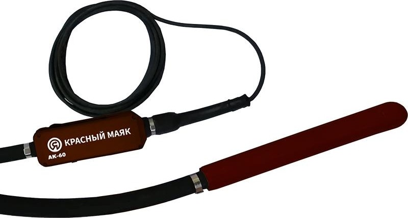 Вибратор глубинный КРАСНЫЙ МАЯК АК-60, 220В, вал-5 м, с преобразователем частоты Х4713907 - изображение 2