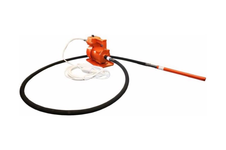 Вибратор глубинный КРАСНЫЙ МАЯК ЭПК-1300 220В с гибким валом 3м и наконечником D-51мм ИВ-117А.00.000-10