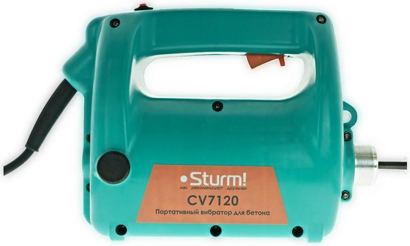 Вибратор глубинный Sturm CV7120 2000 вт, вал 4 м в комплекте
