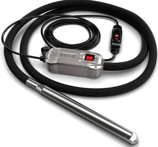 Вибратор глубинный VEKTOR EL 50 с преобразователем, 5 м 00-00003444