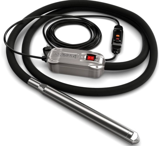 Вибратор глубинный VEKTOR EL 50 с преобразователем, 7 м 00-00004871