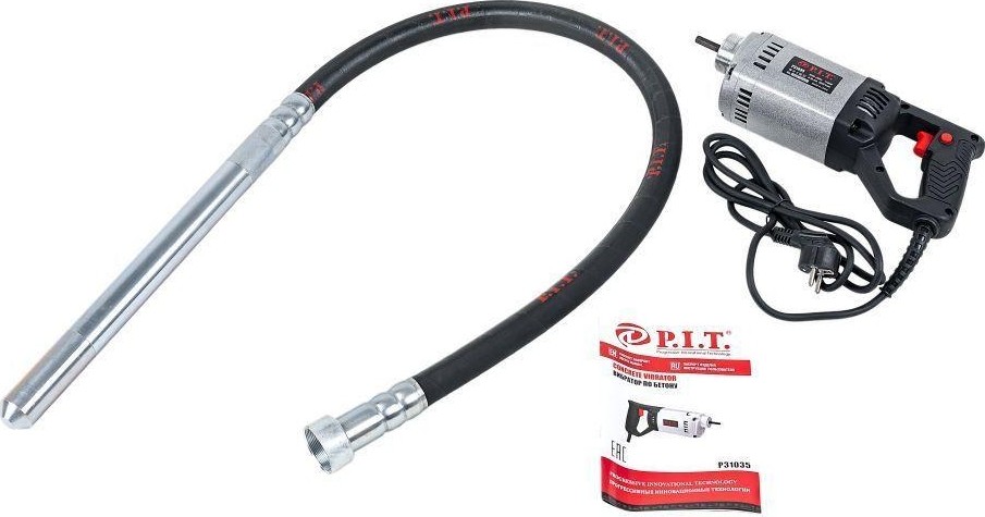 Вибратор P.I.T. P31035 вал 1,5 м, вибронаконечник 35 мм - изображение 3