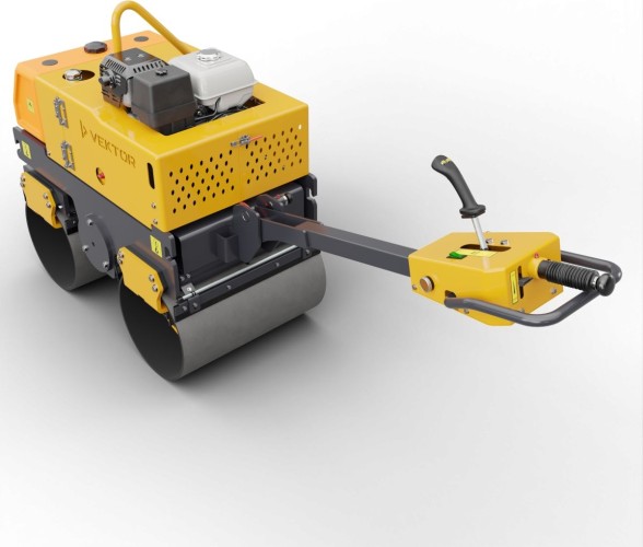 Виброкаток VEKTOR VRDR-800 двухвальцовый - изображение 5