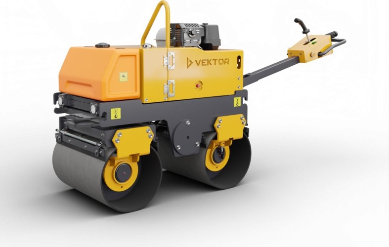 Виброкаток VEKTOR VRDR-800 двухвальцовый - изображение 4