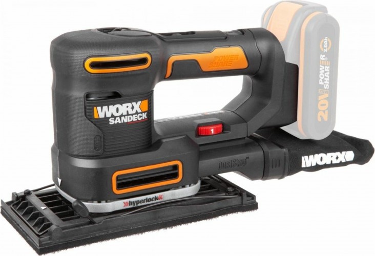 Виброшлифмашина аккумуляторная Worx WX820.9 без АКБ и ЗУ WX820.9