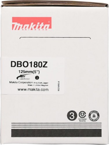 Виброшлифмашина аккумуляторная MAKITA DBO 180 Z эксцентриковая без АКБ и ЗУ DBO180Z - изображение 5