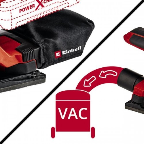 Виброшлифмашина аккумуляторная EINHELL PXC TC-OS 18/187 Li- Solo 4460725 - изображение 2