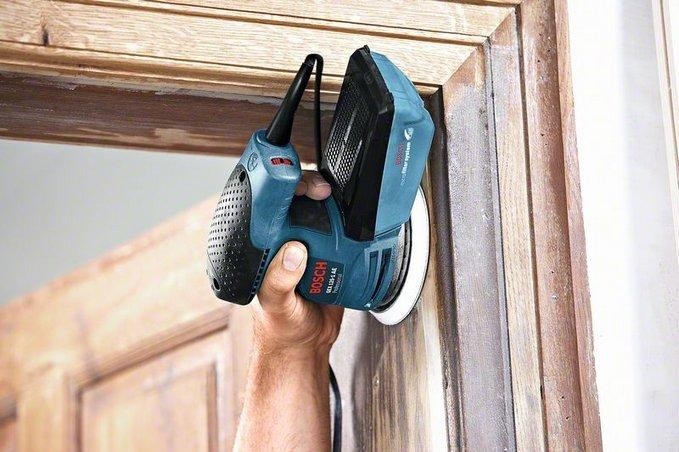Виброшлифмашина BOSCH GEX 125-1 AE K эксцентриковая  0601387501 Кейс - изображение 4