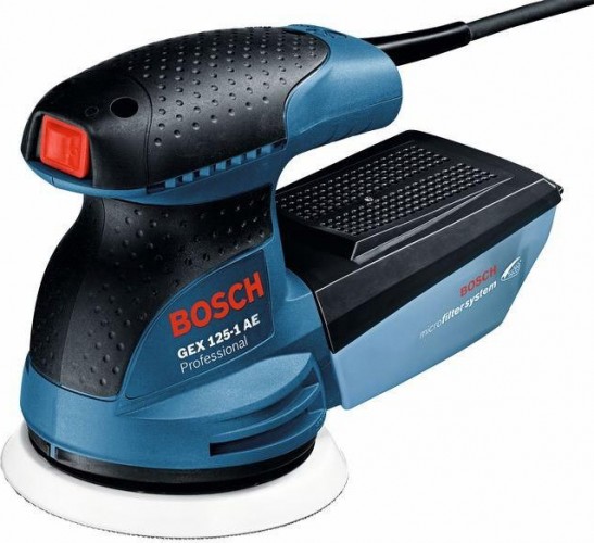 Виброшлифмашина BOSCH GEX 125-1 AE K эксцентриковая  0601387501 Кейс