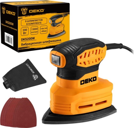 Виброшлифмашина DEKO DKS200W 083-1200 - изображение 4