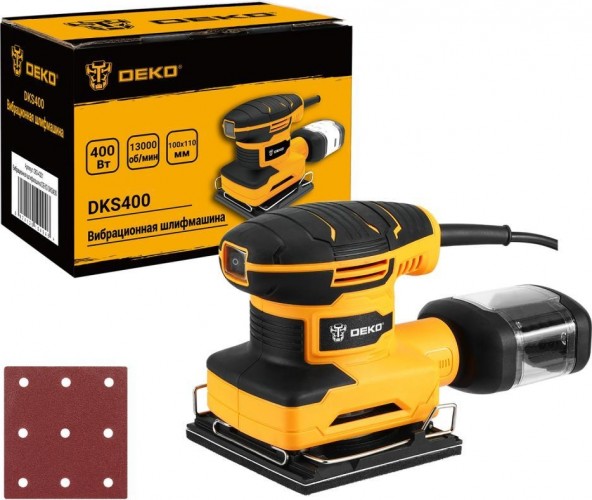 Виброшлифмашина DEKO DKS400 063-4321 - изображение 2