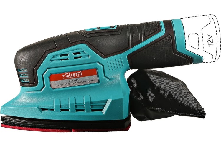 Виброшлифмашина дельтавидная аккумуляторная Sturm COS1285 без АКБ и ЗУ - изображение 5